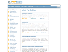 Tablet Screenshot of 1phpscripts.com